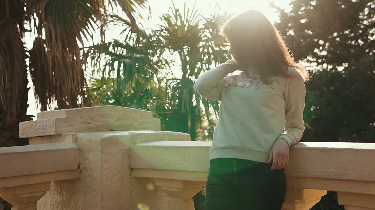 공원에 있는 여자