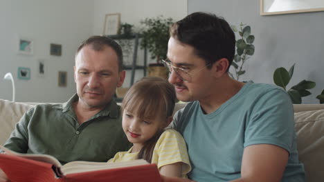 Parents-And-Kid-Reading-Book
