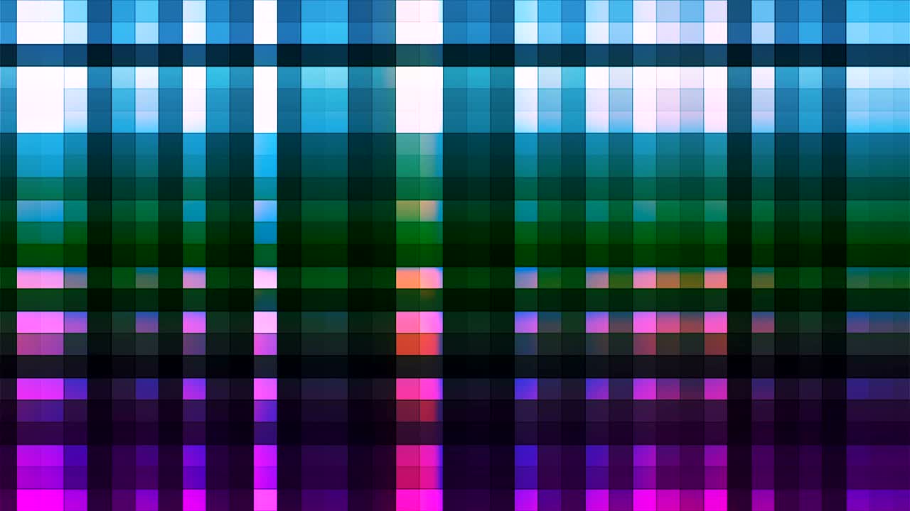 transmisión de tiras de alta tecnología brillantes, multicolor, abstracto