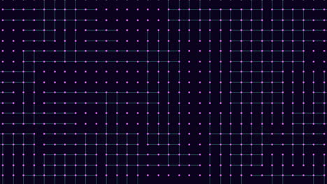 patrón de puntos coloridos con líneas conectadas