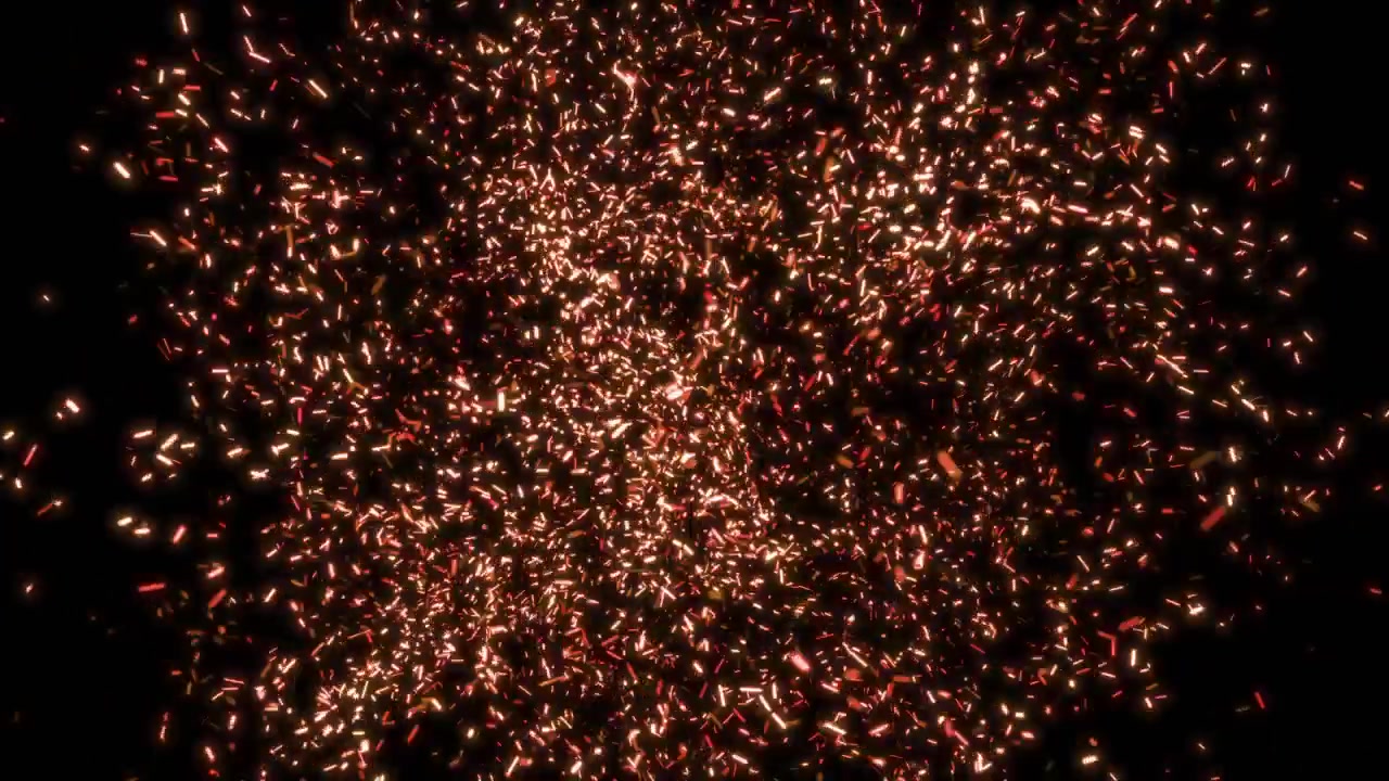 Esplosione di Scintille di Fuoco