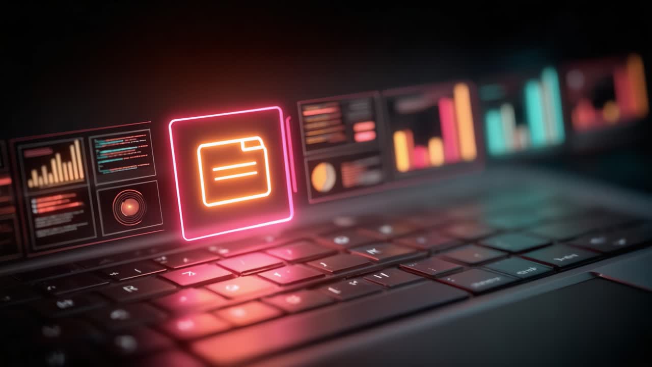 Exploring the Digital Realm: Visual Insights into Data Management and Organization with Vibrant Graphical Interfaces and User-Friendly Navigation Features