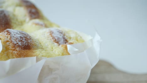 close up of a sweet bread loaf