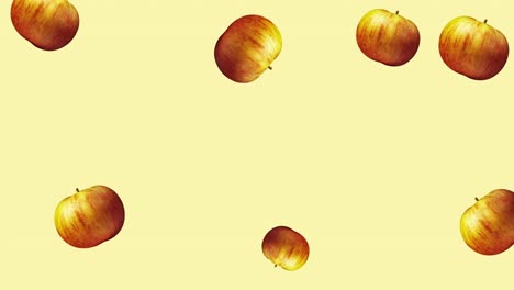 apple fruit motion design animation