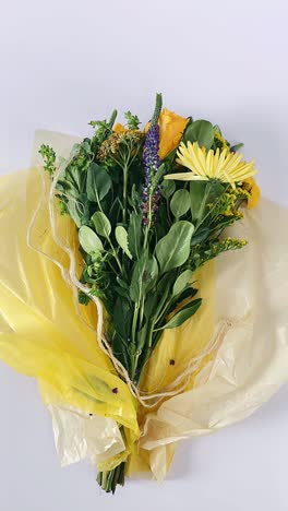 beautiful bouquet of mixed flowers