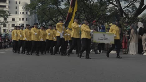 celeberation of sarawak governor birthday ,12 october 2024,was held at kuching with so many goverment agencies take part in the parade and also sarawak culture tribe with they traditional costume.