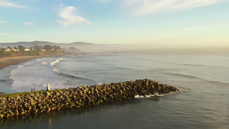 surfers enjoy outdoor leisure activity in brookings oregon