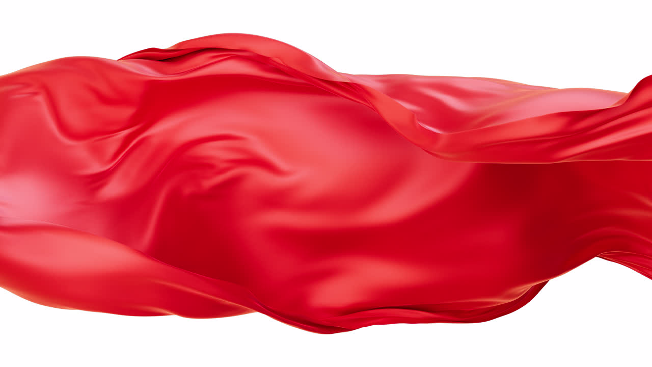 fondo de tela de onda lisa con canal alfa, renderización en 3d.