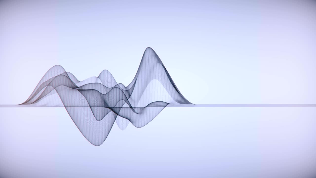 líneas de marco de alambre abstractas.