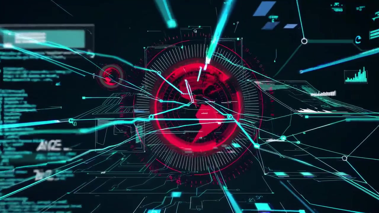 Digital Data Network Visualization with Global Connectivity and Analytics