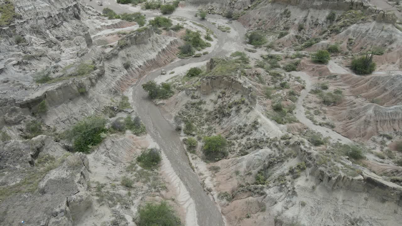 Colombia Desert Tatacoa landscape travel destination dry tropical forest drone aerial