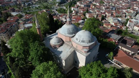 la histórica mezquita de la tumba verde