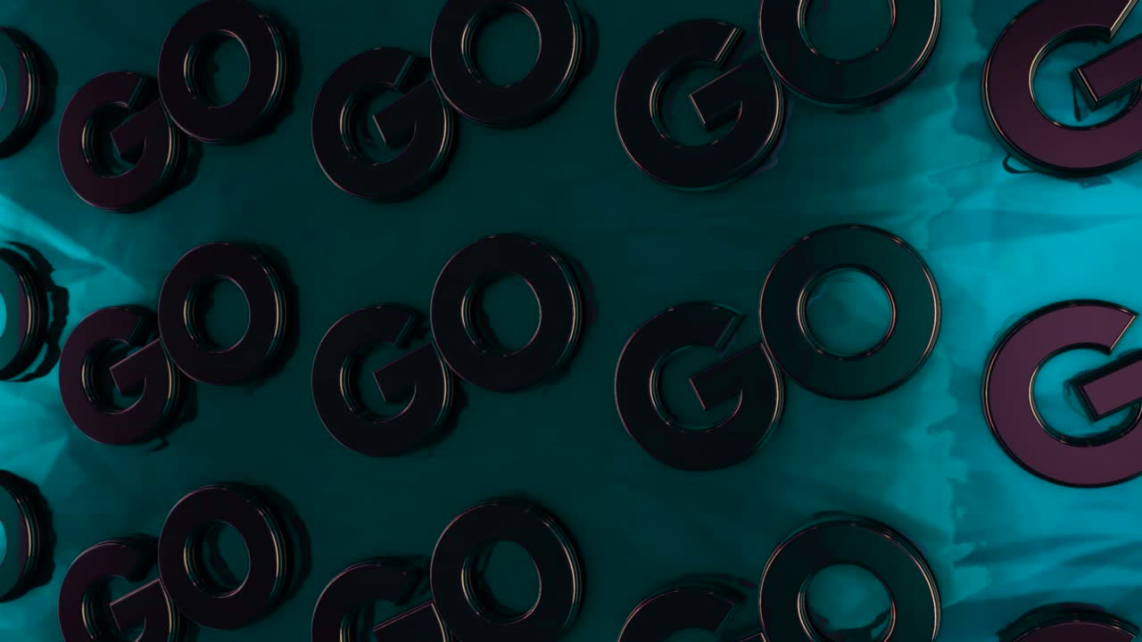 las letras oscuras en 3d van patrón