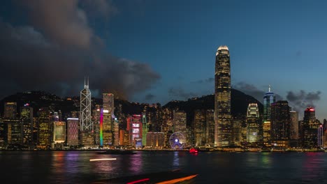 hong kong night view.