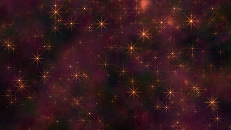 Chaos-moving-red-sparkles-and-stars-in-deep-galaxy