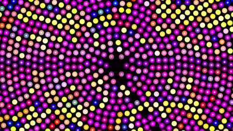 fondo abstracto con puntos rotativos de colores