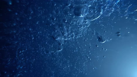 water bubbles underwater