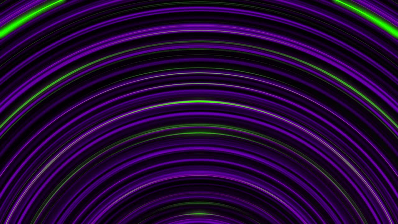 Abstract Circular Pattern with Purple and Green Hues