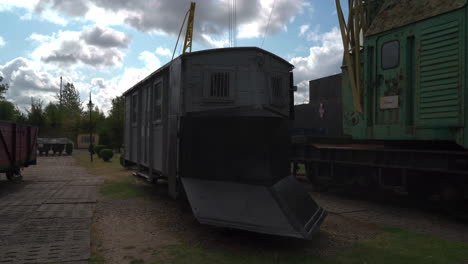 grey snow plow locomotive