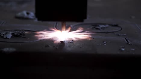 laser or plasma cutting process