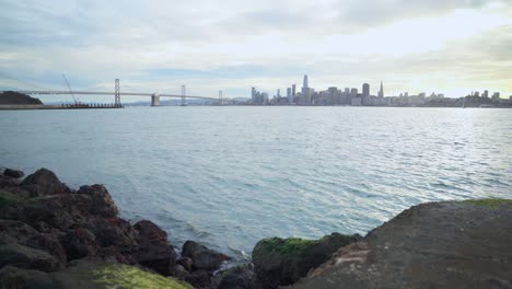 cityscape and bay bridge view