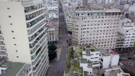 An-aerial-shot-of-the-colonial-architecture-of-Casablanca