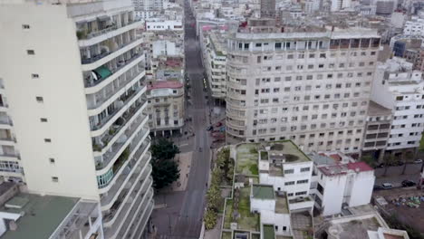 Una-Toma-Aerea-De-La-Arquitectura-Colonial-De-Casablanca