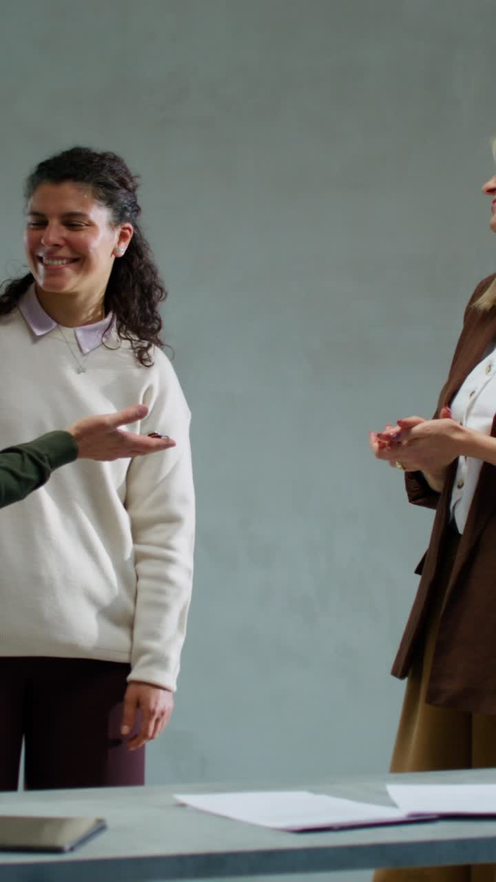 Happy Couple Receiving House Key