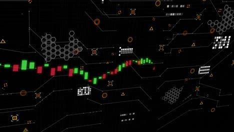 Animation-of-data-processing-over-shapes