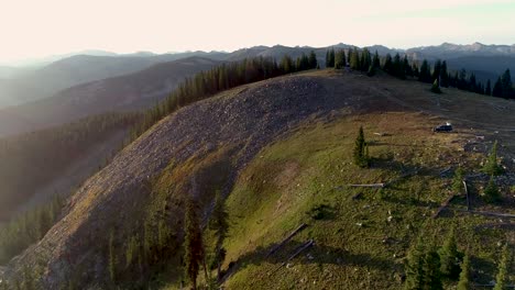 encountering another person in this wilderness would be a rarity as these travelers look out onto the greatest vistas in the united states