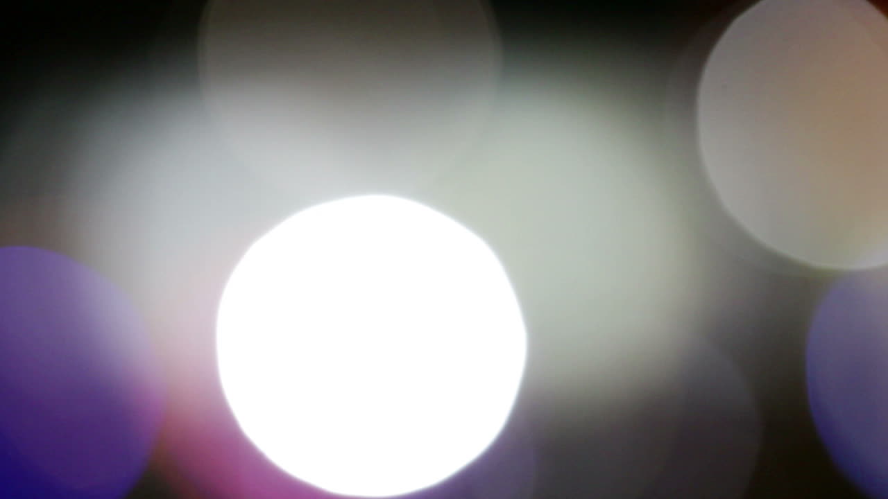 추상적인 보케 조명