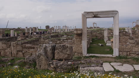 ancient ruins of buildings in laodicea