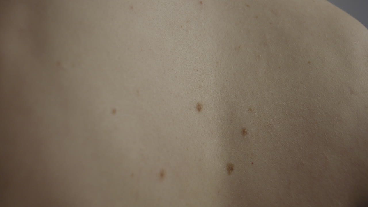 Male breathing from the back shot in 4K