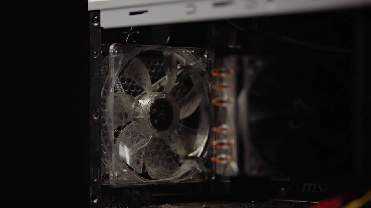 Dusty Fans in old Gaming Computer