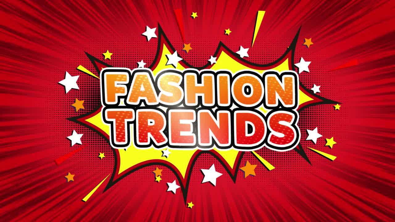 Fashion Trends Comic Illustration