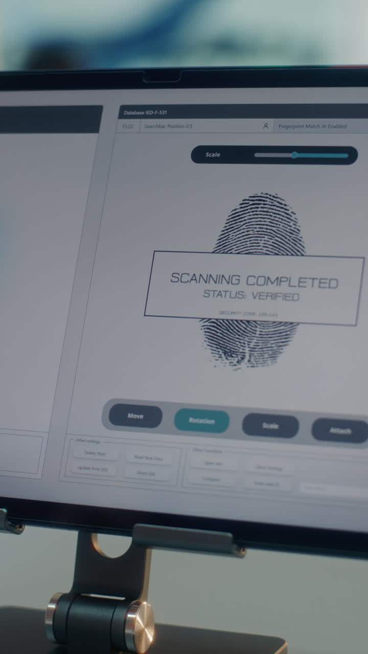 Fingerprint Scanning and Verification Process