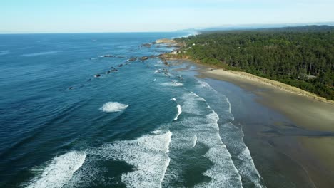 usa, or, yachats, elephant rock, 2024-11-28 - drone view of the far south end of elephant rock