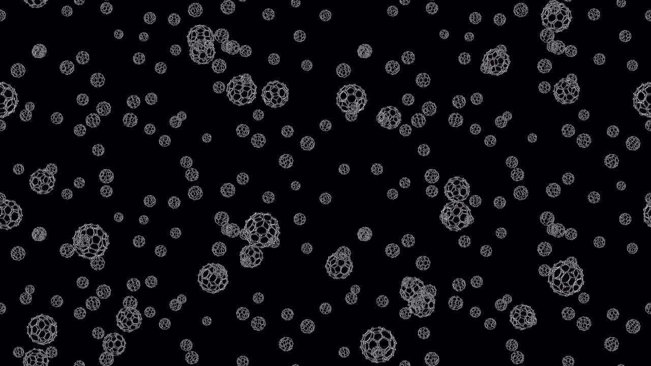 그래핀 버키볼 풀레렌 분자 루프 타일 (alpha)