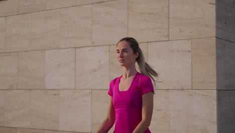 woman practicing yoga outdoors