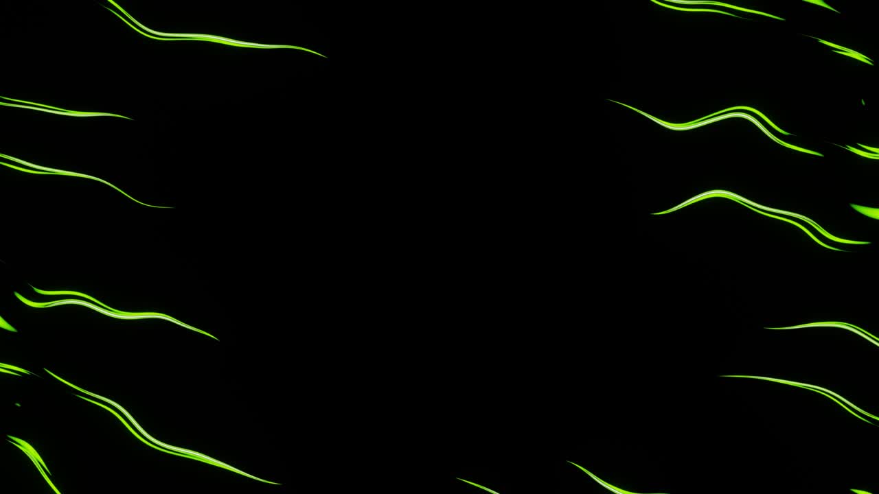 pulsación de rotación de líneas abstractas multicolores.