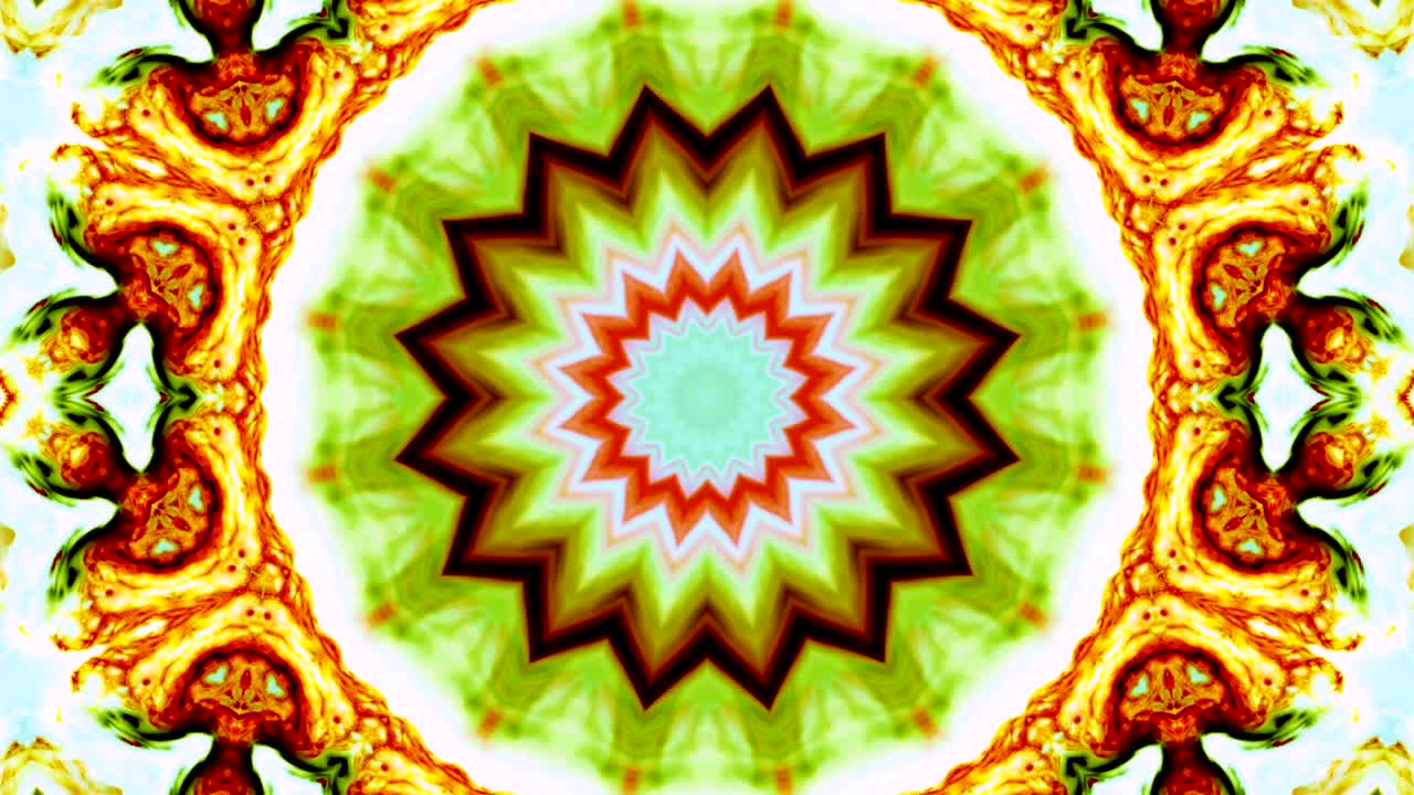 Movimento astratto di sfondo caleidoscopico colorato