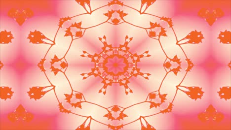 el fondo de movimiento del caleidoscopio abstracto, el fondo en bucle.