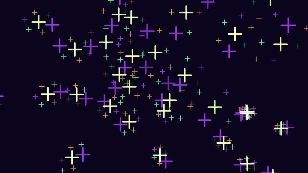 단색 배경 에 다채로운 점 들 이 있는 추상적 인 십자가 패턴