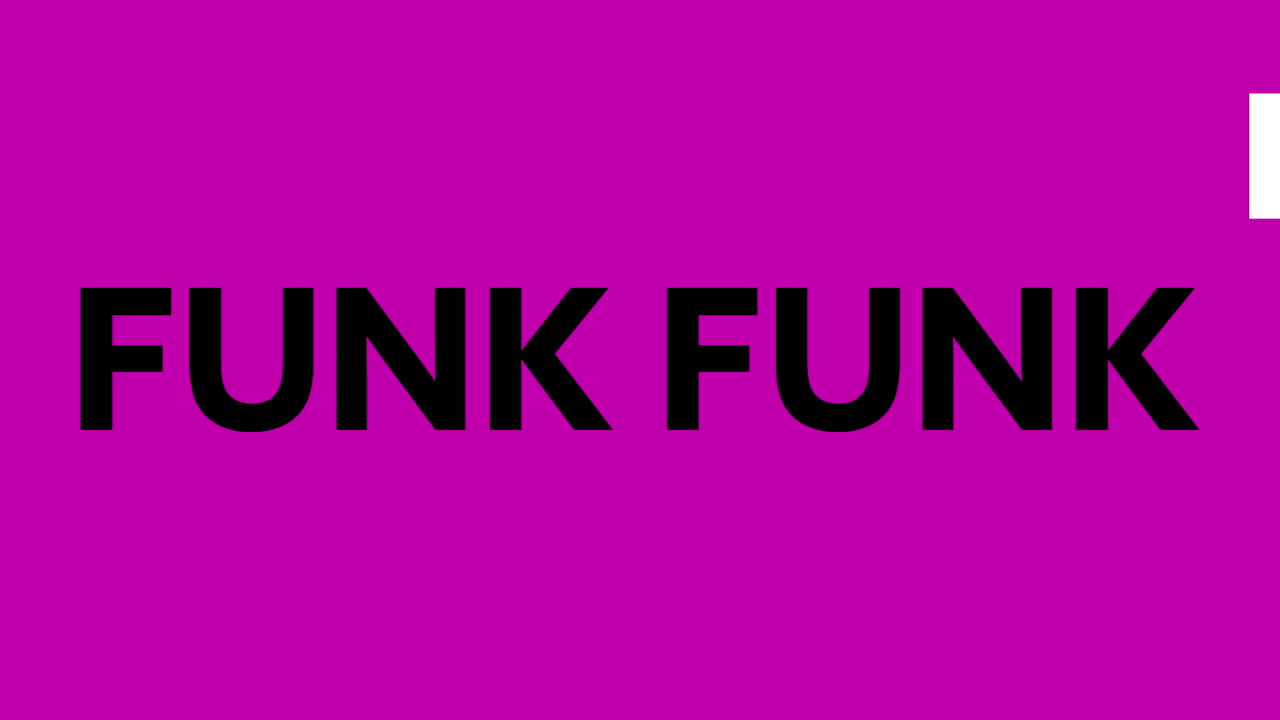 animación de la palabra vibra en blanco y negro moviéndose y distorsionando en naranja luego rosa