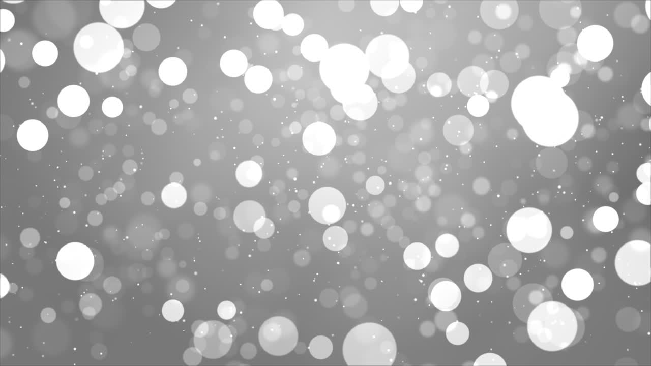 Abstract Gray and White Bokeh Background
