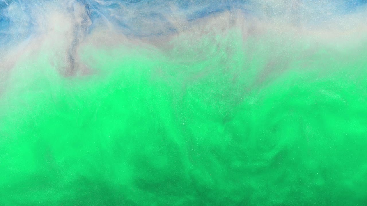 Forme astratte. Riprese su sfondo nero. Mescolanza di colori