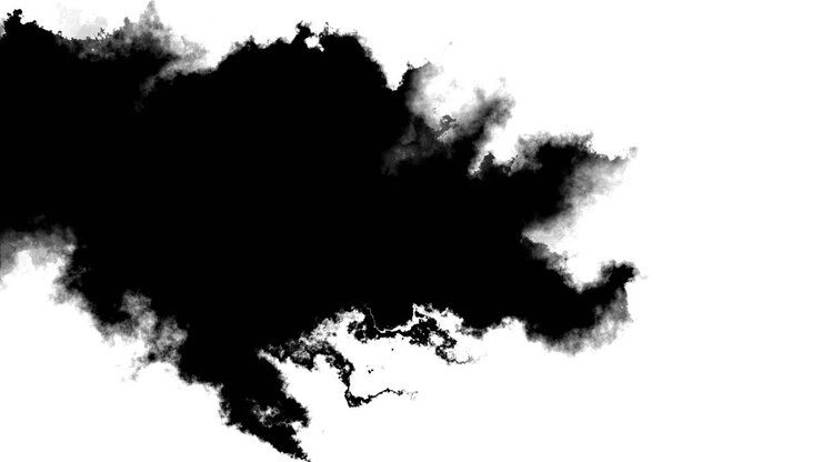 Ink transition spreads stroke white screen fluid art drop texture platter blot painting animation