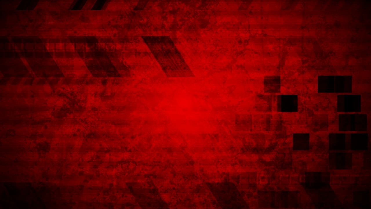 Dark red abstract geometric technology grunge motion background