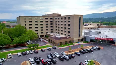 Johnson-City-Medical-Center-aerial-orbit-in-Johnson-City-Tennessee