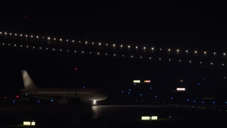 passenger planes preparing for takeoff